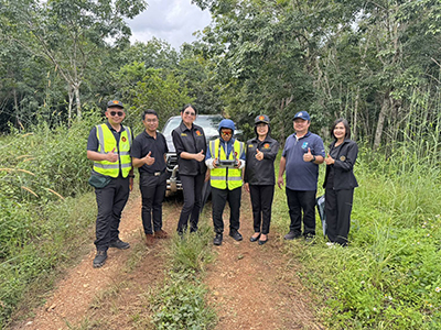 ตรวจสอบสังเกตการณ์บริเวณพื้นที่ดำเนินกิจกรรมปลูกป่าทั่วไป (วันที่ ๔ พ.ย. ๒๕๖๘)