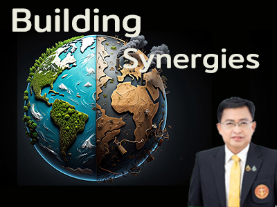 สร้างเสริมความเชื่อมโยง (หรือการทำงานร่วมกัน) เพื่อการพัฒนาที่ยั่งยืนด้านสภาพภูมิอากาศและทรัพพยากรน้ำ (building synergies for climate water and sustainable development)