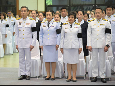พิธีวางพุ่มดอกไม้ ถวายราชสดุดี และกล่าวน้อมรำลึกในพระมหากรุณาธิคุณ เนื่องในวันสมเด็จพระเจ้าตากสินมหาราช ประจำปี พ.ศ.  ๒๕๖๘ ณ อาคารหอประชุมจังหวัดลำปาง (วันที่ ๒๘ ธันวาคม ๒๕๖๘)