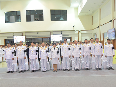 พิธีวางพานพุ่มถวายเครื่องราชสักการะ แด่พระบาทสมเด็จพระบรมชนกาธิเบศร มหาภูมิพลอดุลยเดชมหาราช บรมนาถบพิตร เนื่องในวันมาตรฐานฝีมือแรงงานแห่งชาติ ประจำปี ๒๕๖๙ (วันที่ ๒ มีนาคม ๒๕๖๙)